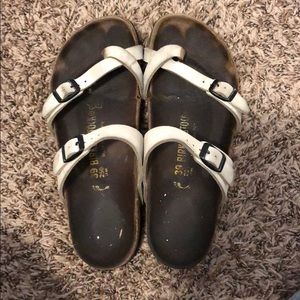 White Birkenstock Sandals